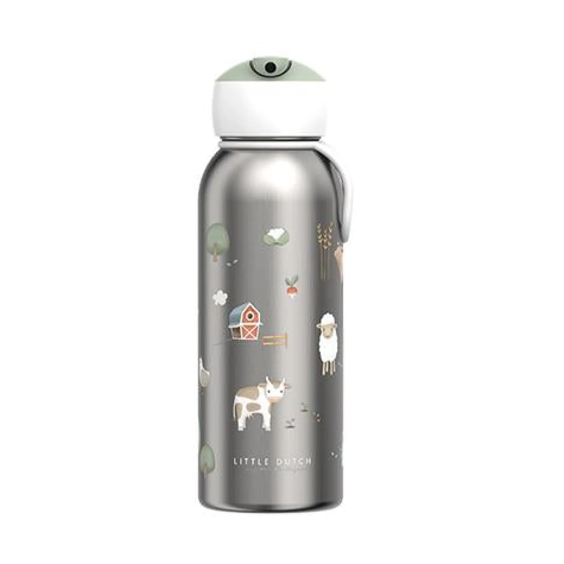 Insulated bottle - Green - Little Farm