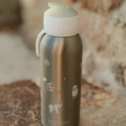Insulated bottle - Green - Little Farm