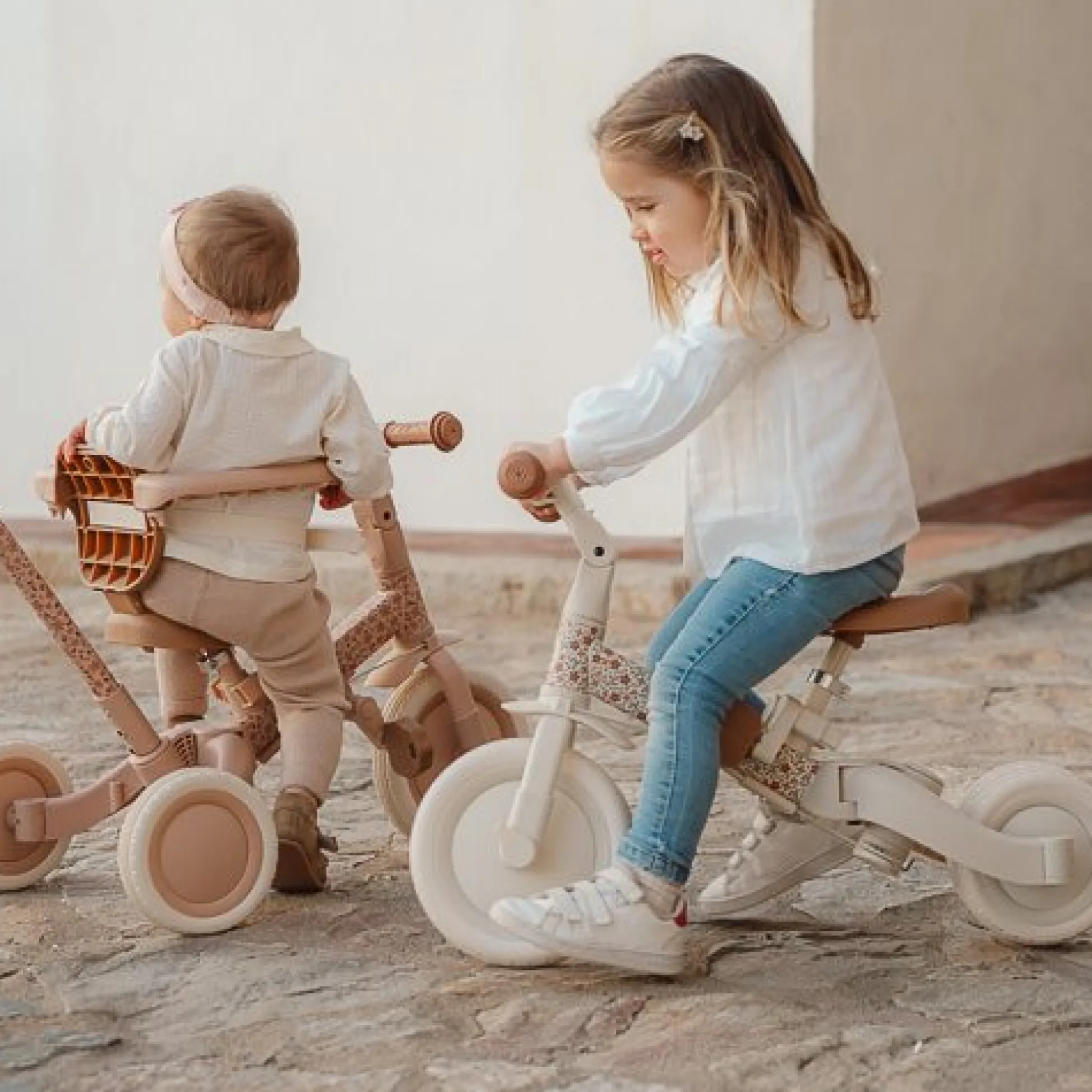 4 in 1 tricycle off white