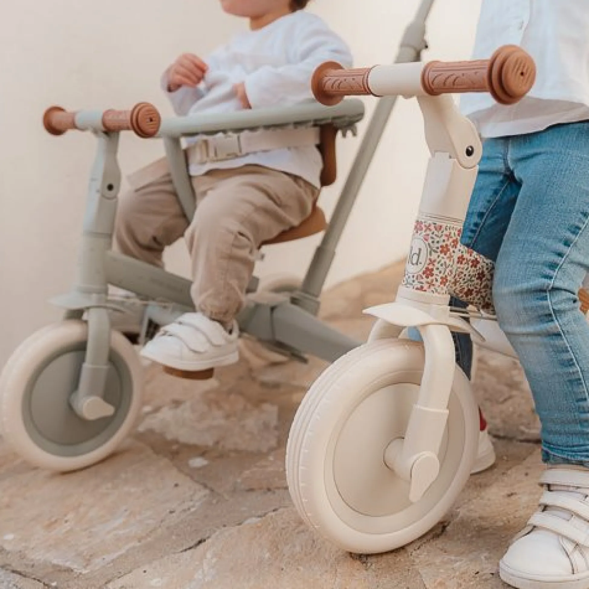 4 in 1 tricycle off white