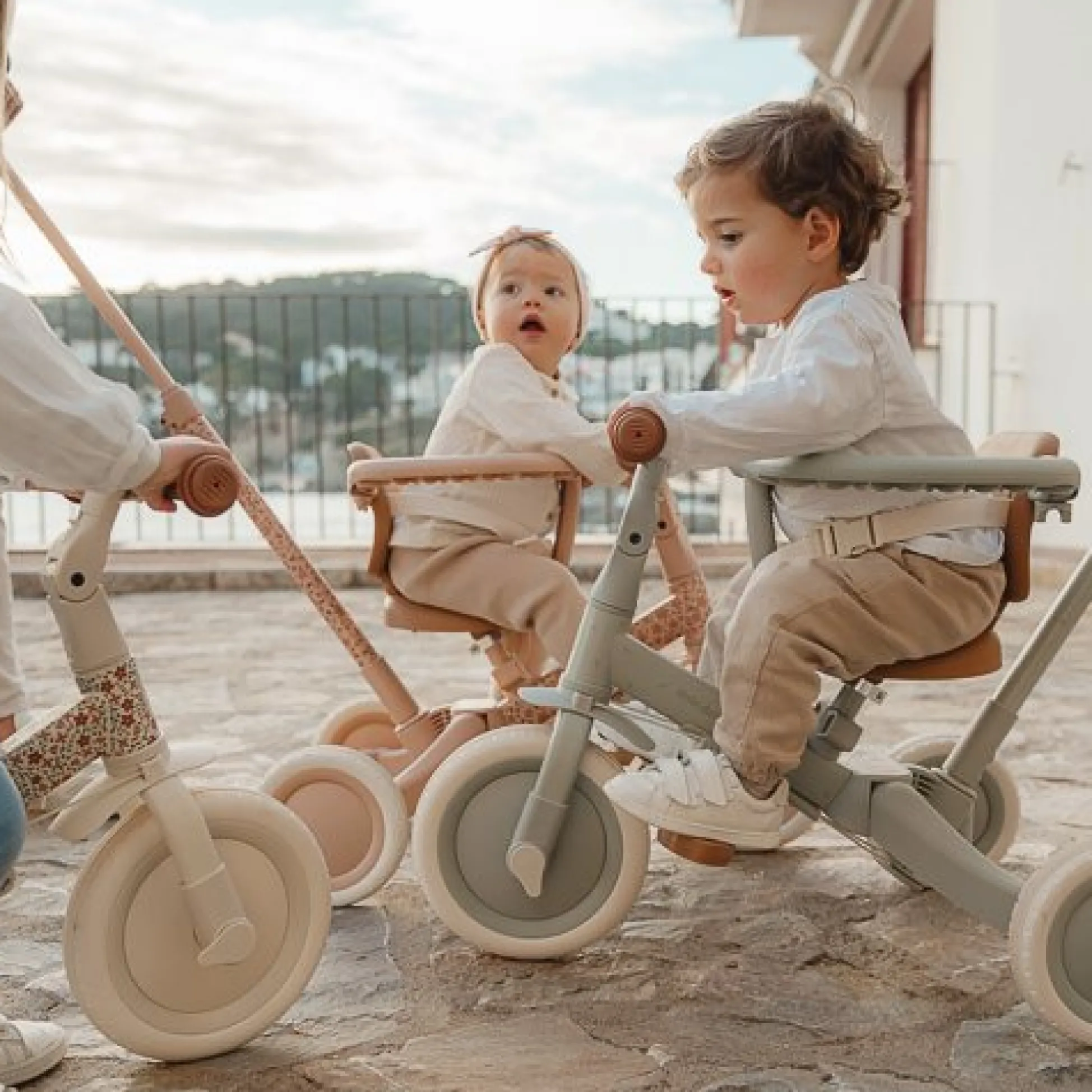 4 in 1 tricycle Pink