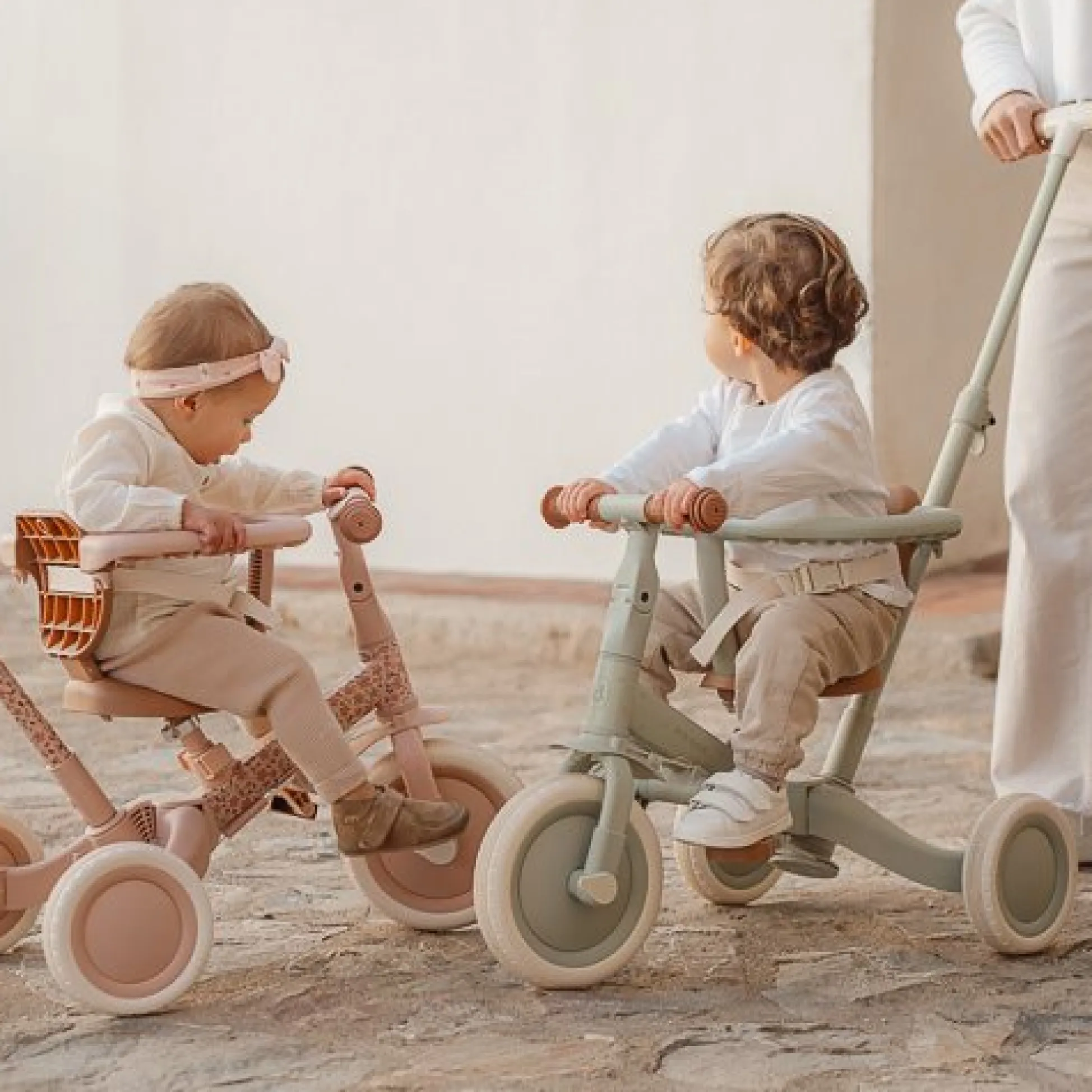 4 in 1 tricycle Pink