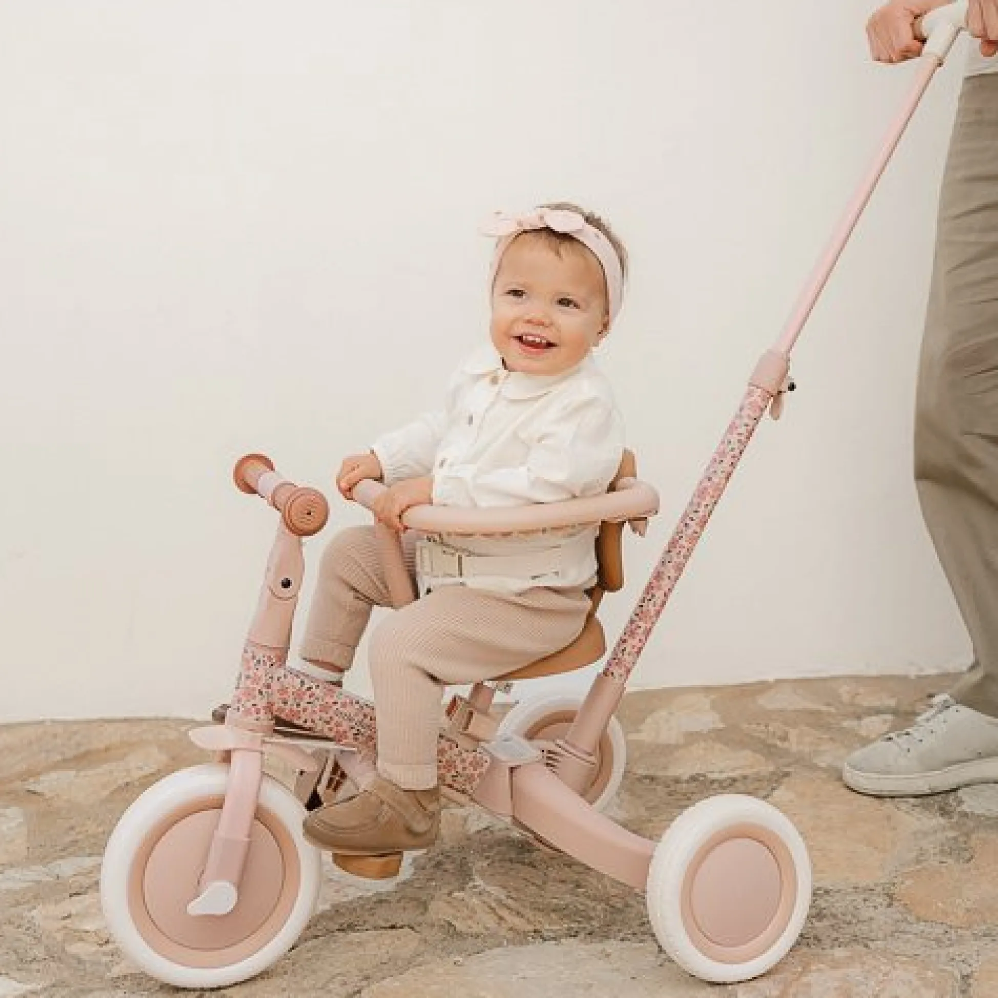 4 in 1 tricycle Pink