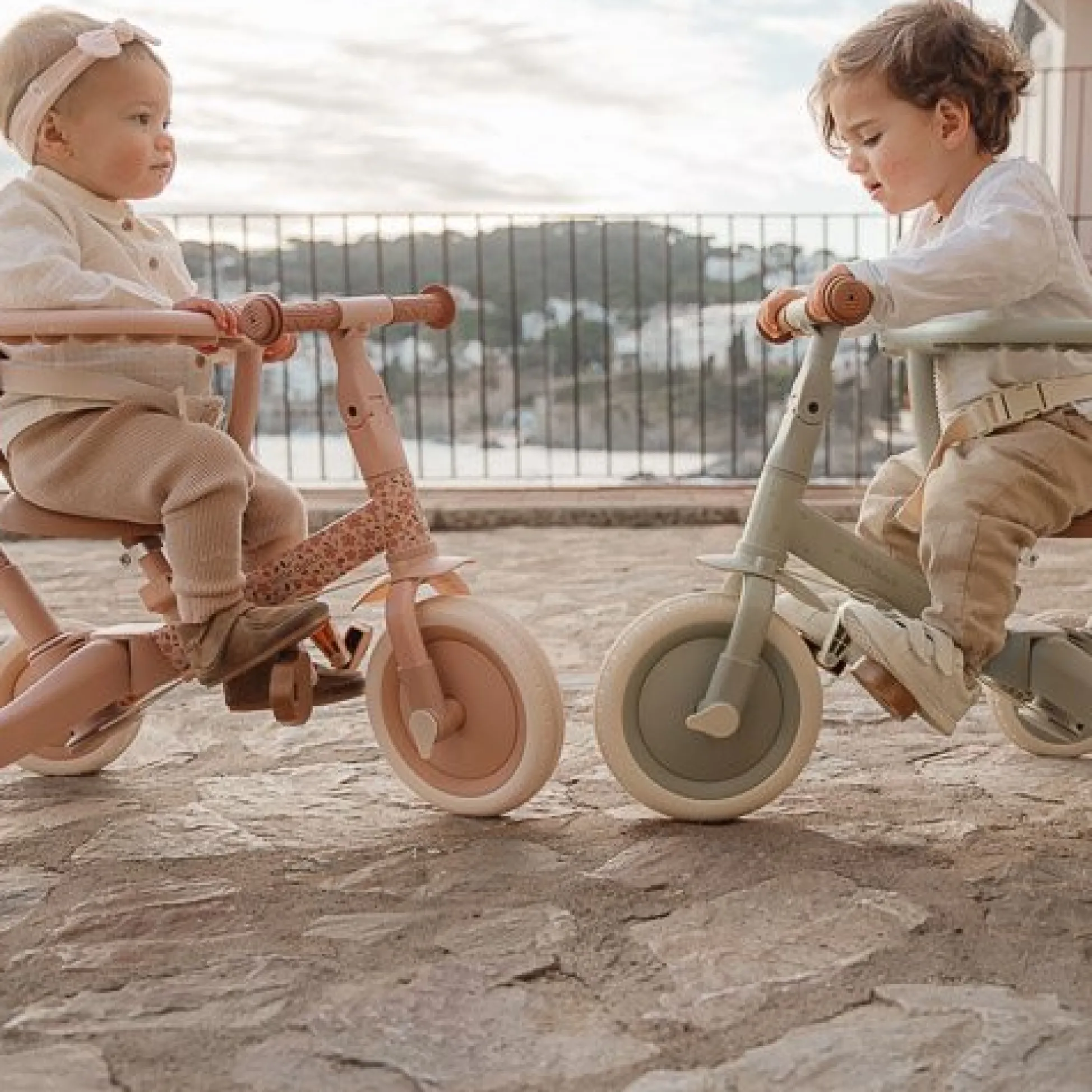 4 in 1 tricycle Pink