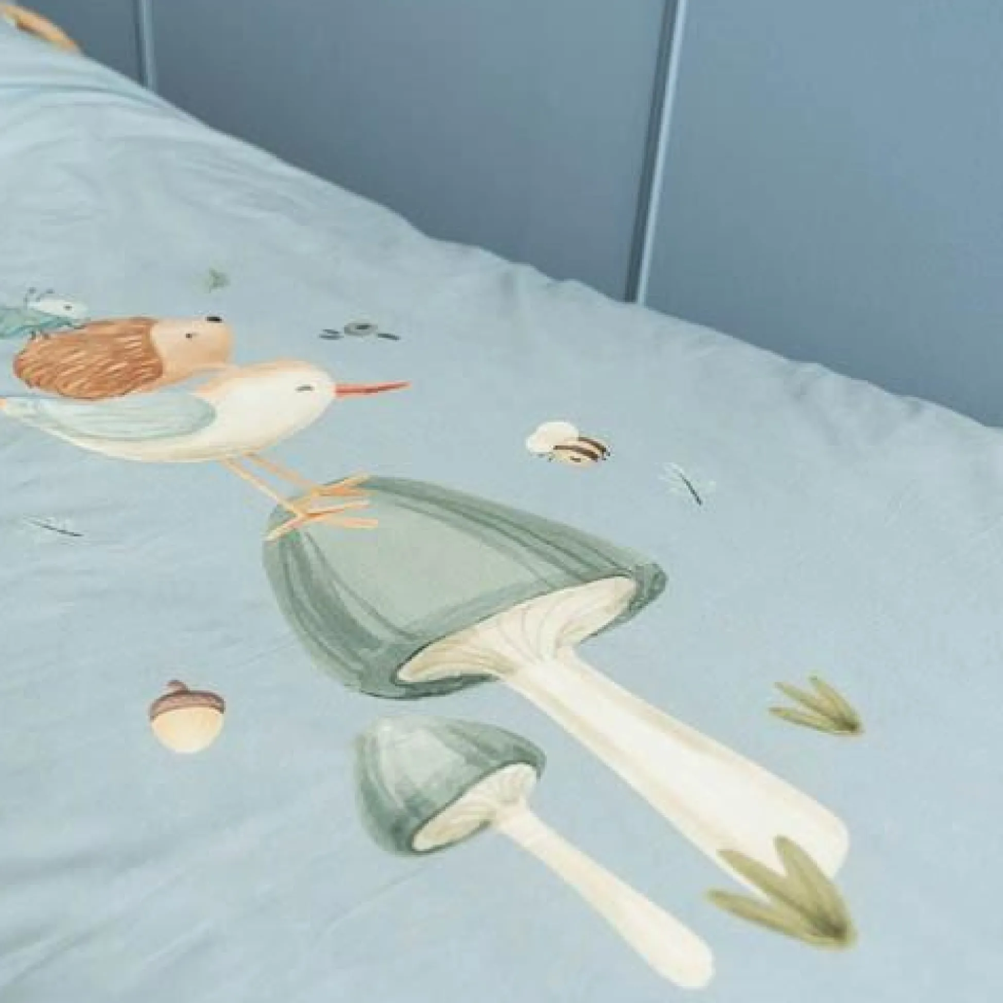 Junior duvet cover - Blue - Forest Friends