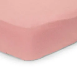 Junior fitted sheet - Pink - Size Junior - Essentials