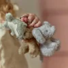 Keychain Elephant - Gray
