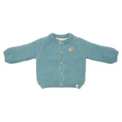 Knitted cardigan - Blue - Forest Friends