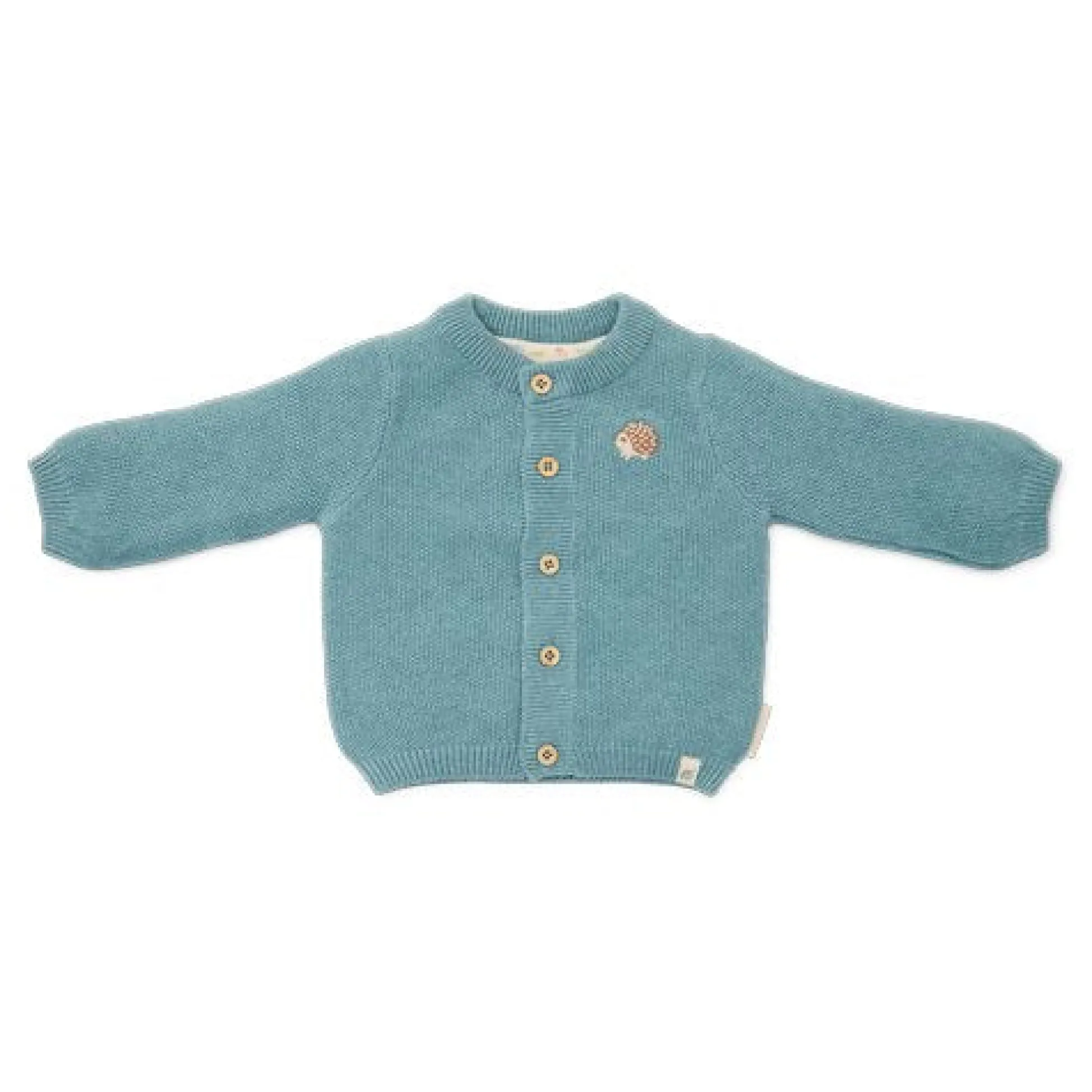 Knitted cardigan - Blue - Forest Friends