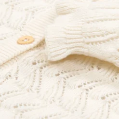 Knitted cardigan - White