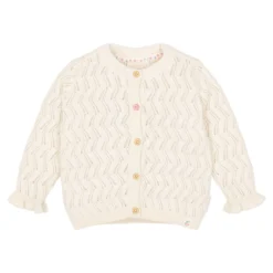 Knitted cardigan - White