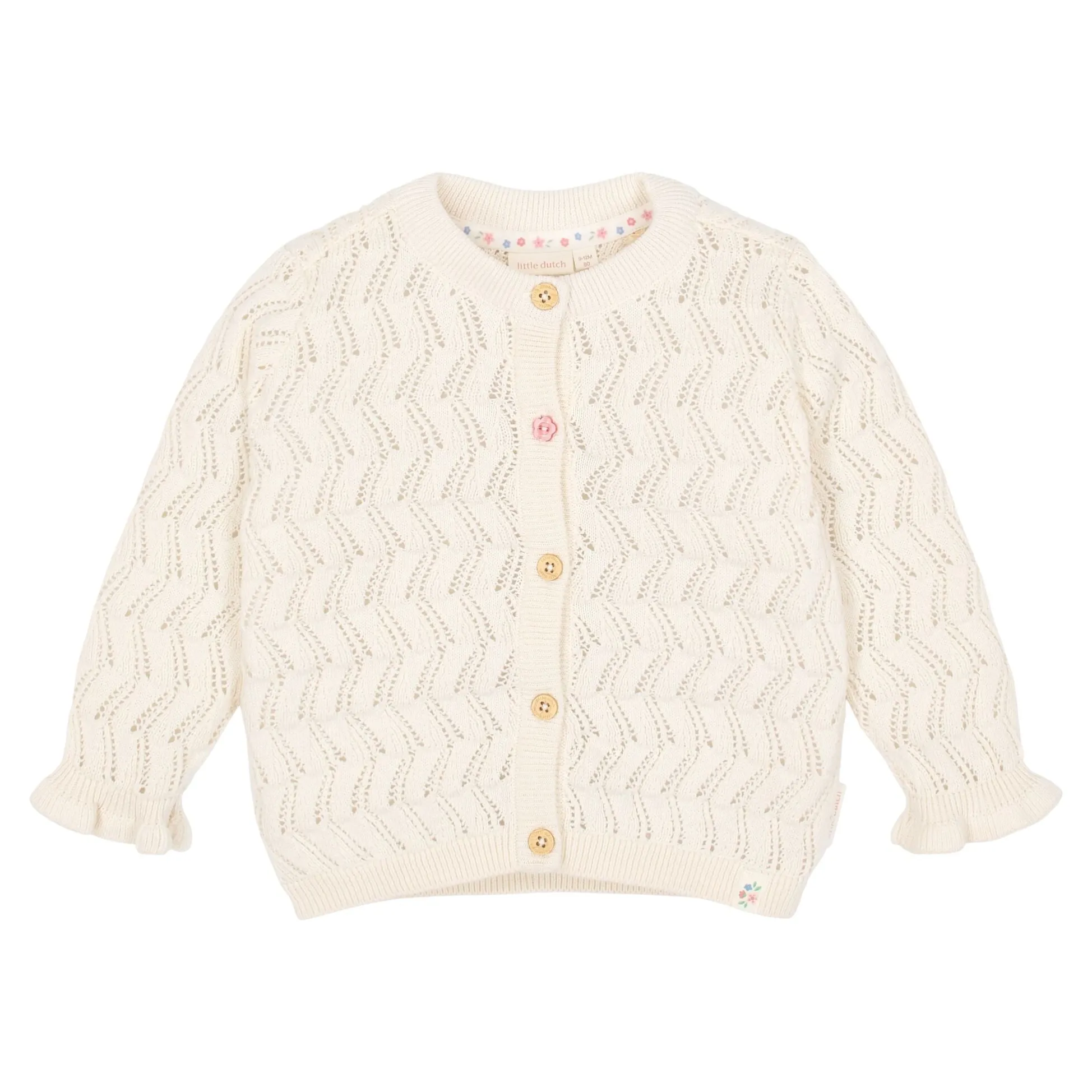 Knitted cardigan - White