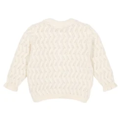 Knitted cardigan - White