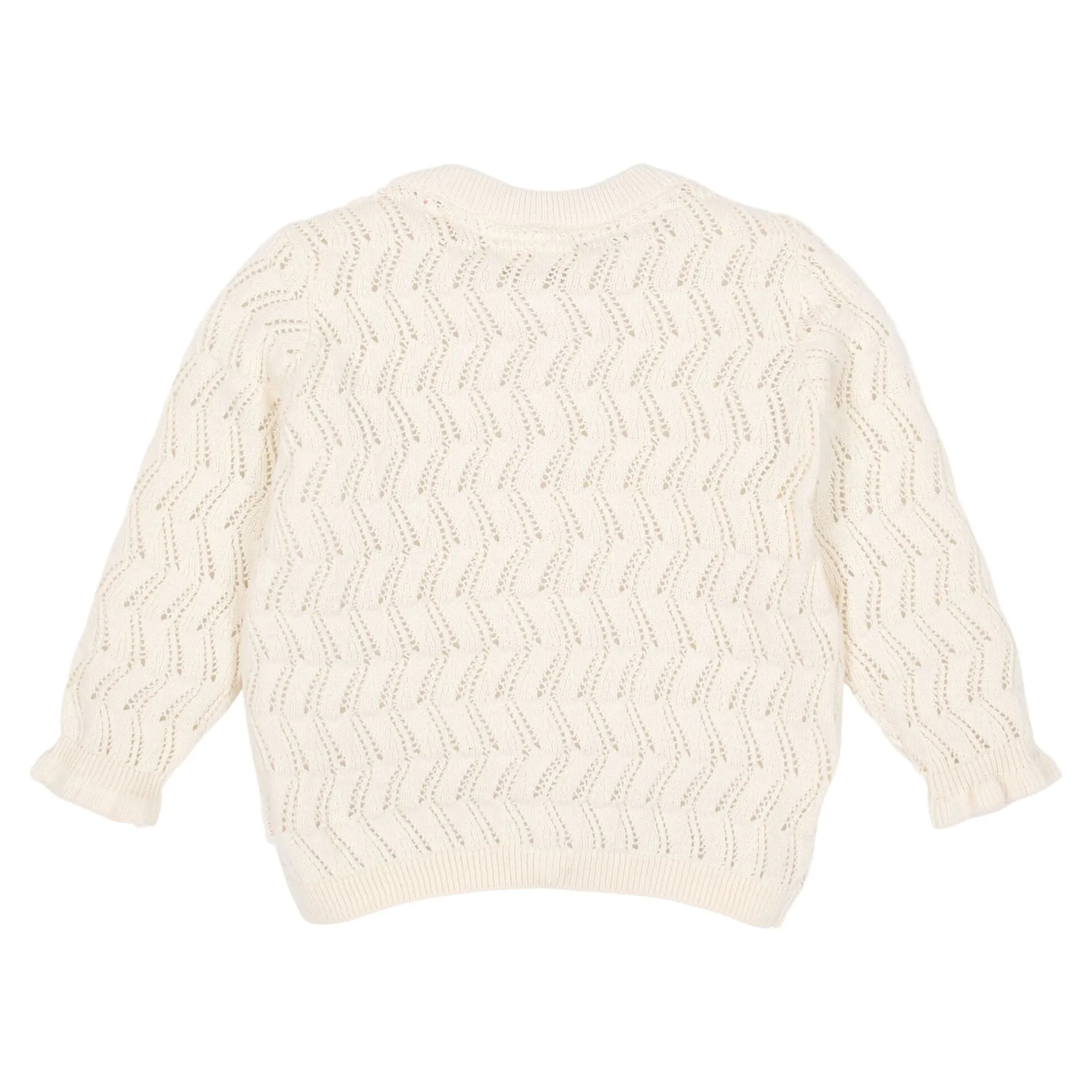 Knitted cardigan - White