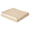 Knitted cradle blanket - fleece - Beige - Essentials