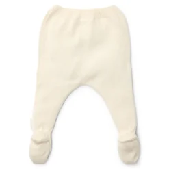 Knitted pants - White - Newborn Naturals