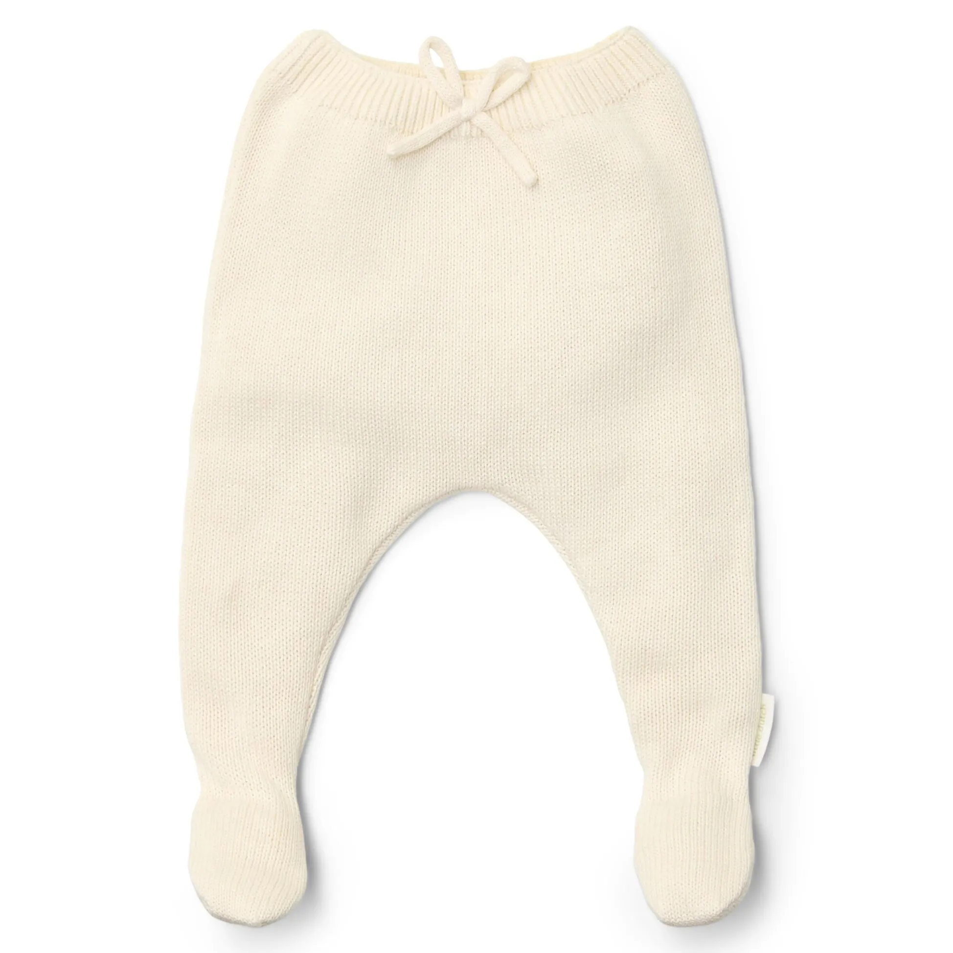 Knitted pants - White - Newborn Naturals