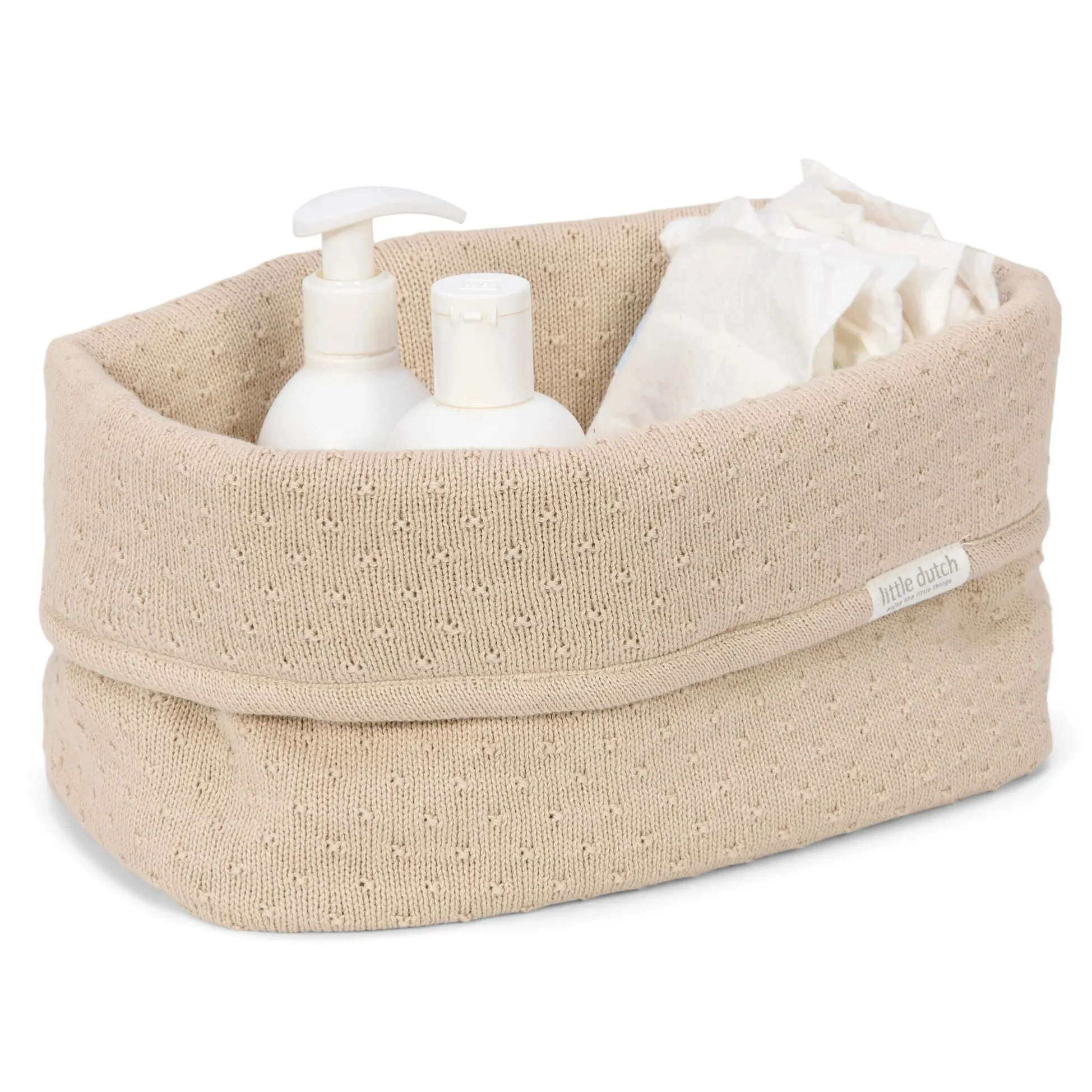 Large storage basket - Beige - Essentials