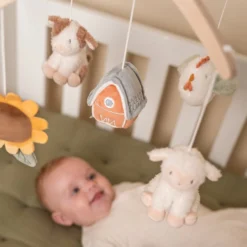 Little Dutch Wooden music mobile Little Farm