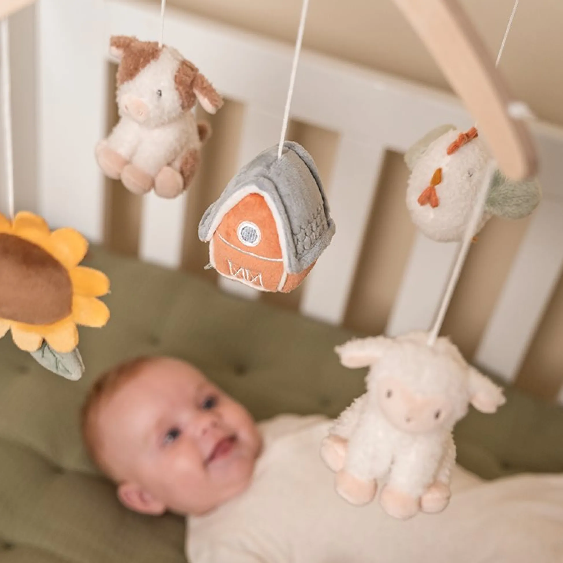 Little Dutch Wooden music mobile Little Farm