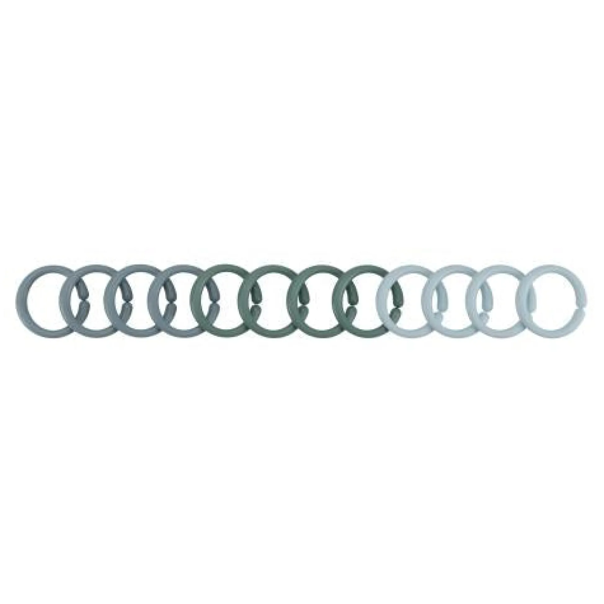 Little Loops Toy Rings - Blue - Forest Friends