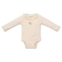Long sleeve romper - Sand - Little Farm - Print