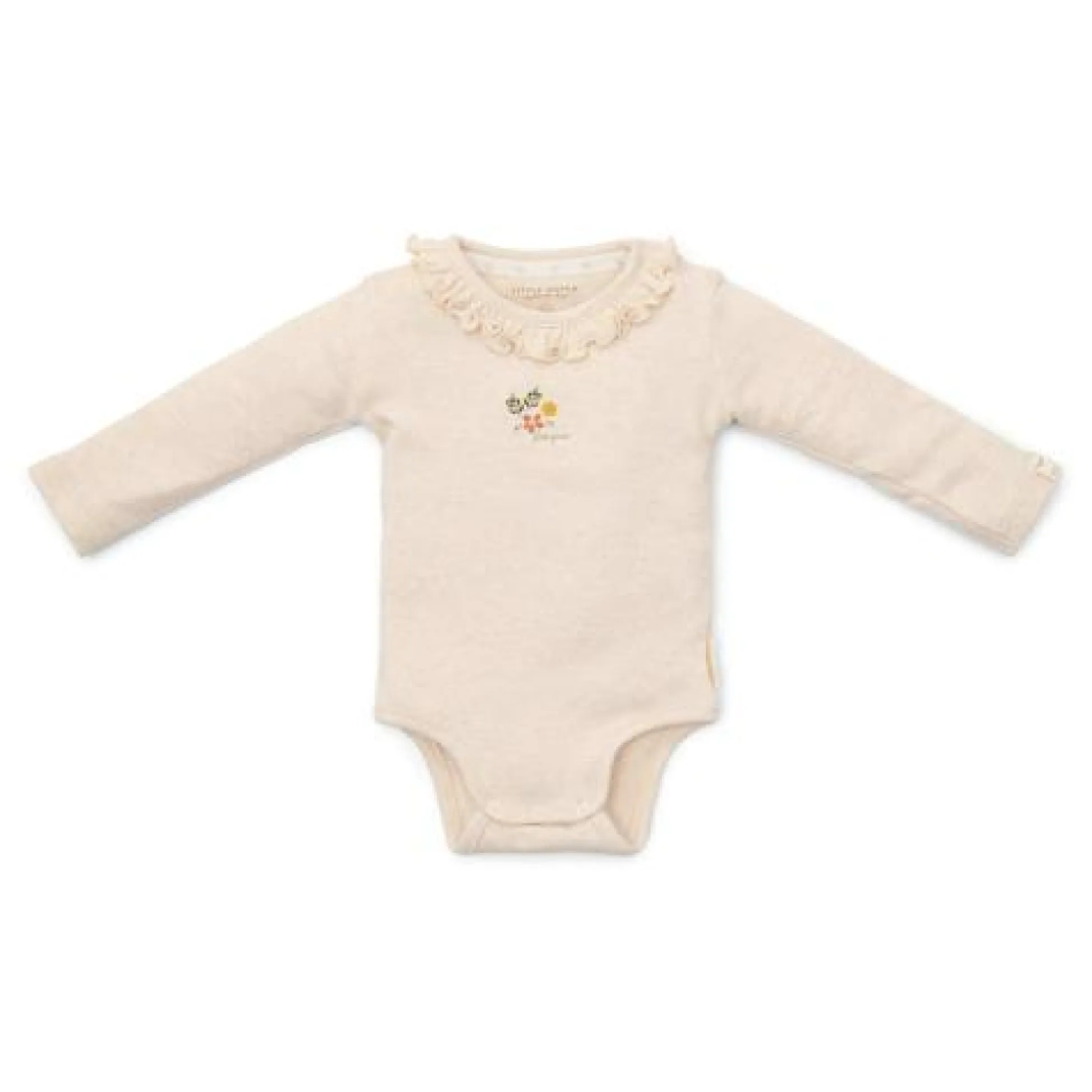 Long sleeve romper - Sand - Little Farm - Print