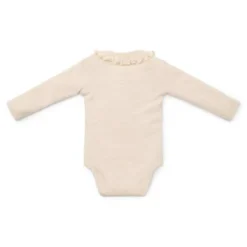 Long sleeve romper - Sand - Little Farm - Print