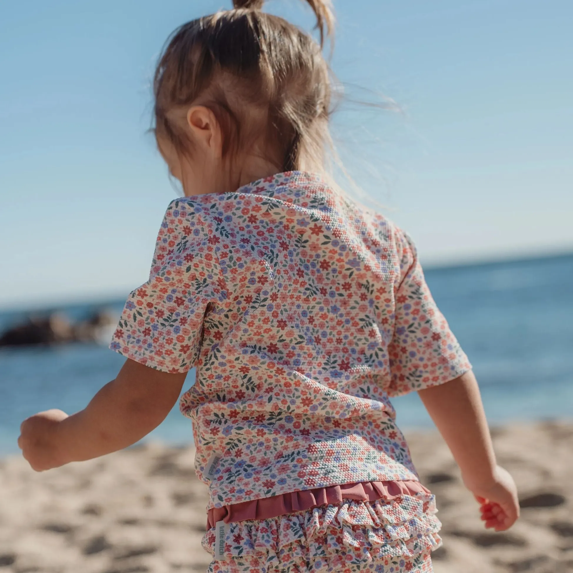 Long sleeve swim shirt - Floral print