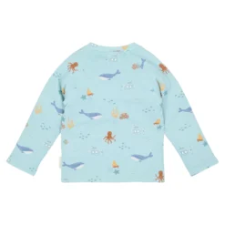 Long sleeve swim shirt - UPF 40 - Green - Ocean Friends