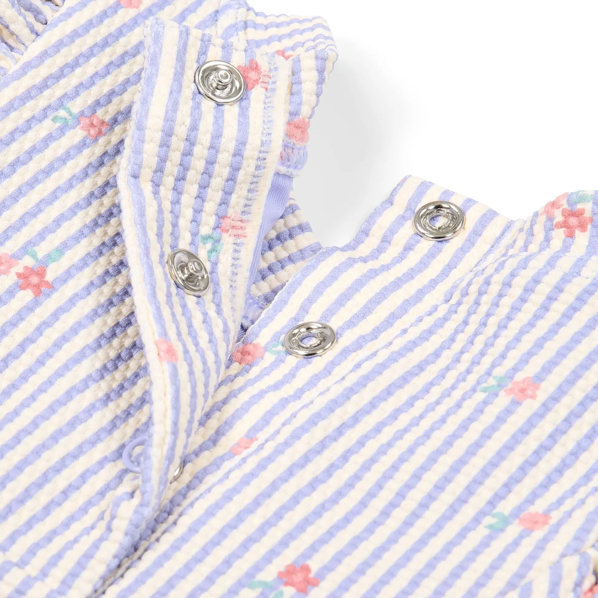 Long sleeve swim shirt - UPF 40 - Purple - Stripes