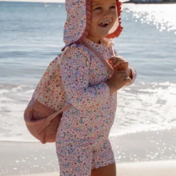Long sleeve swimsuit - UPF 40 - Floral print