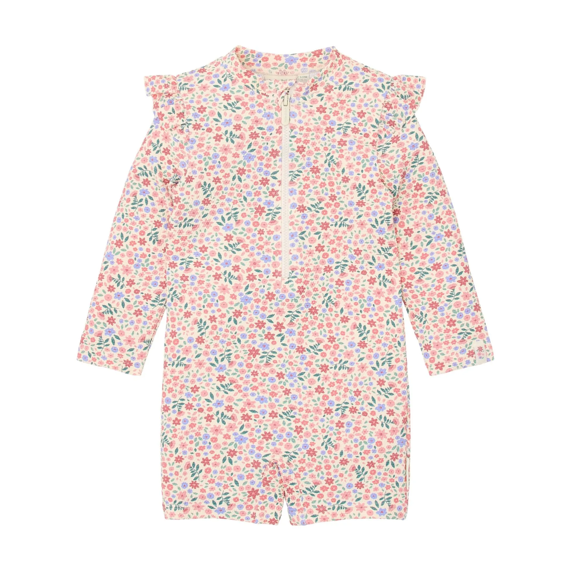 Long sleeve swimsuit - UPF 40 - Floral print