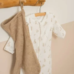 Long washcloth Beige