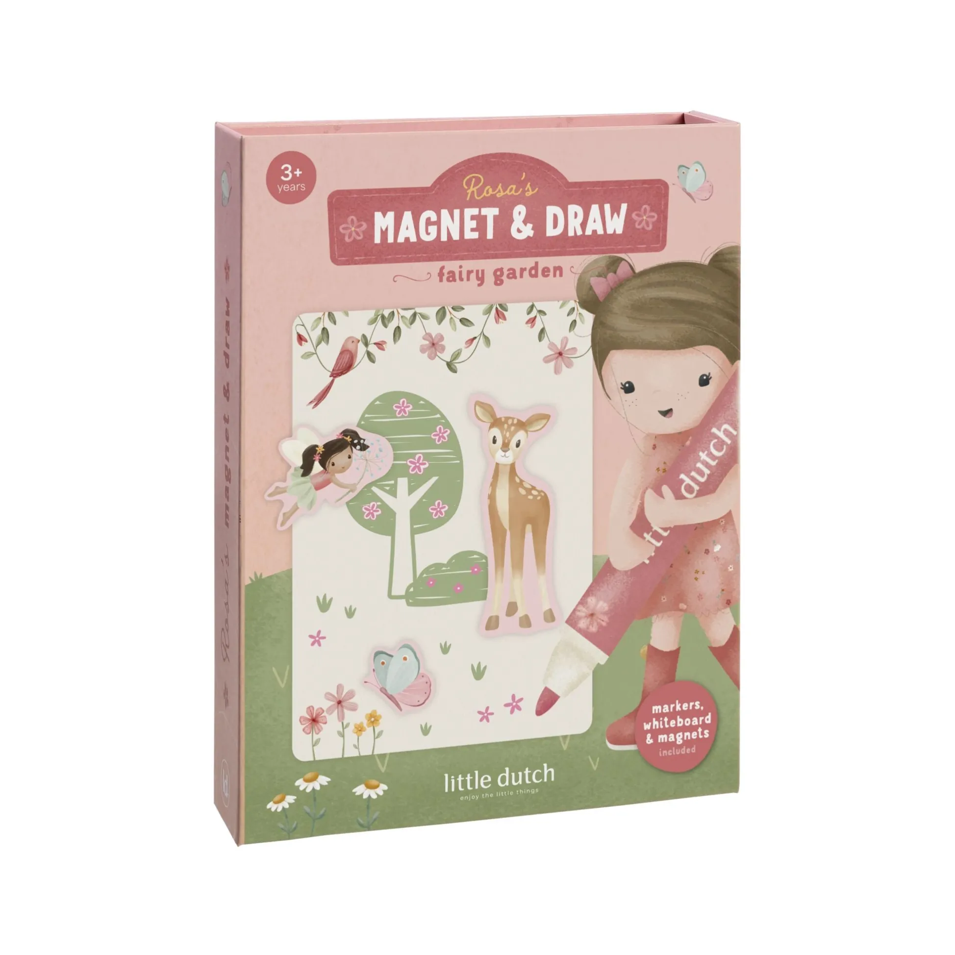 Magnetic activity book - Rosa