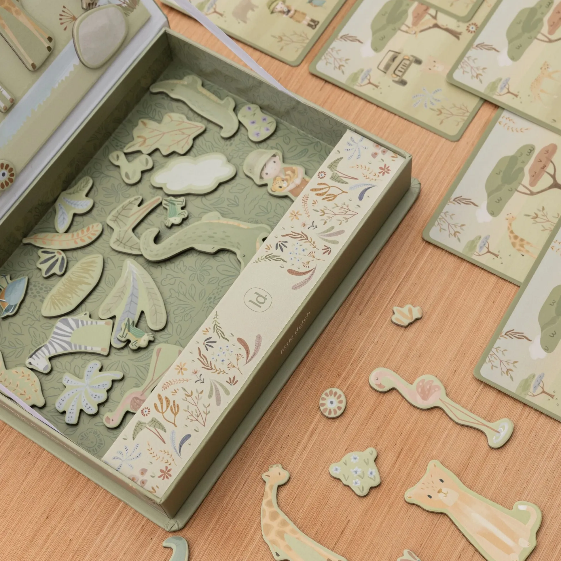 Magnetic game board Safari animals