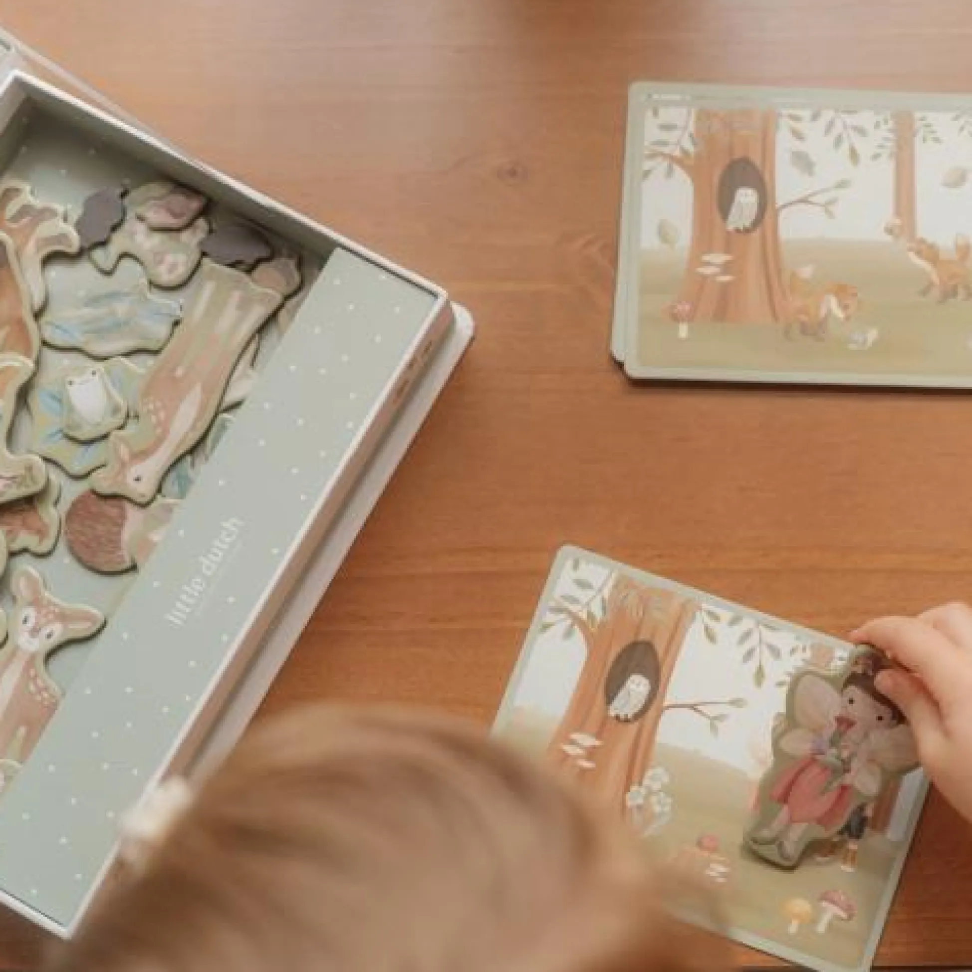 Magnetic play board - Multicolored - Forest Friends