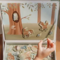 Magnetic play board - Multicolored - Forest Friends