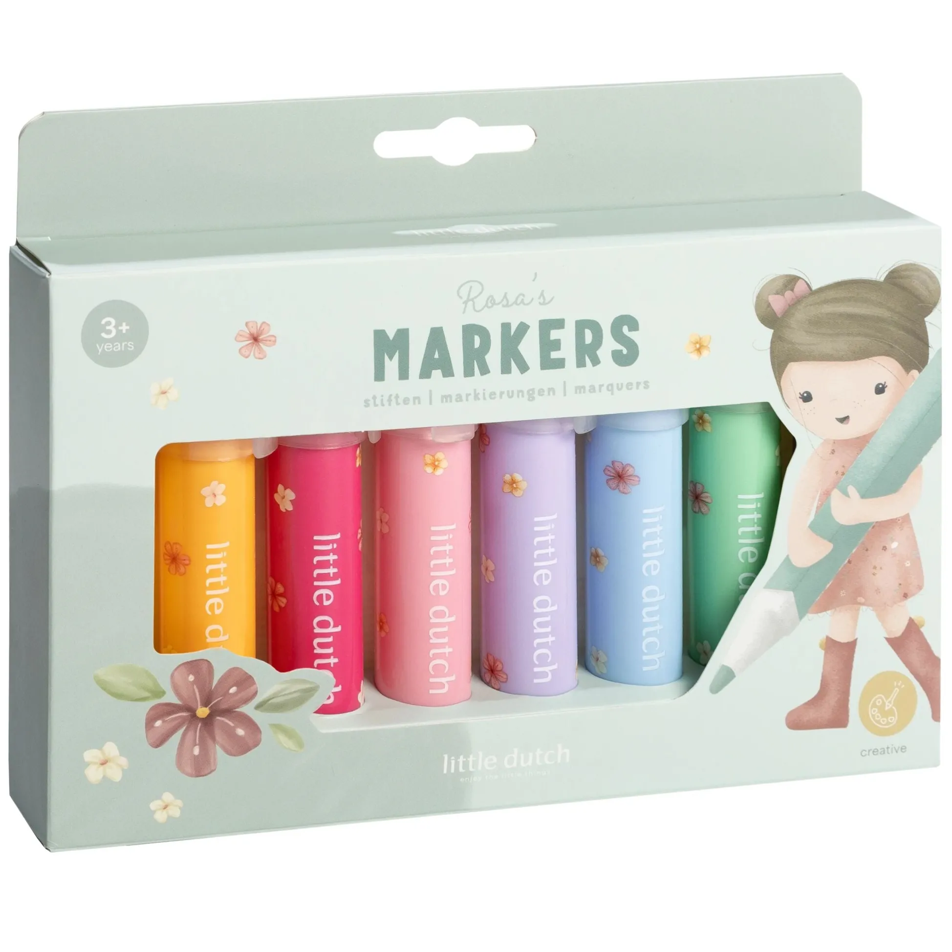 Markers - Multicolored - Essentials - Pink