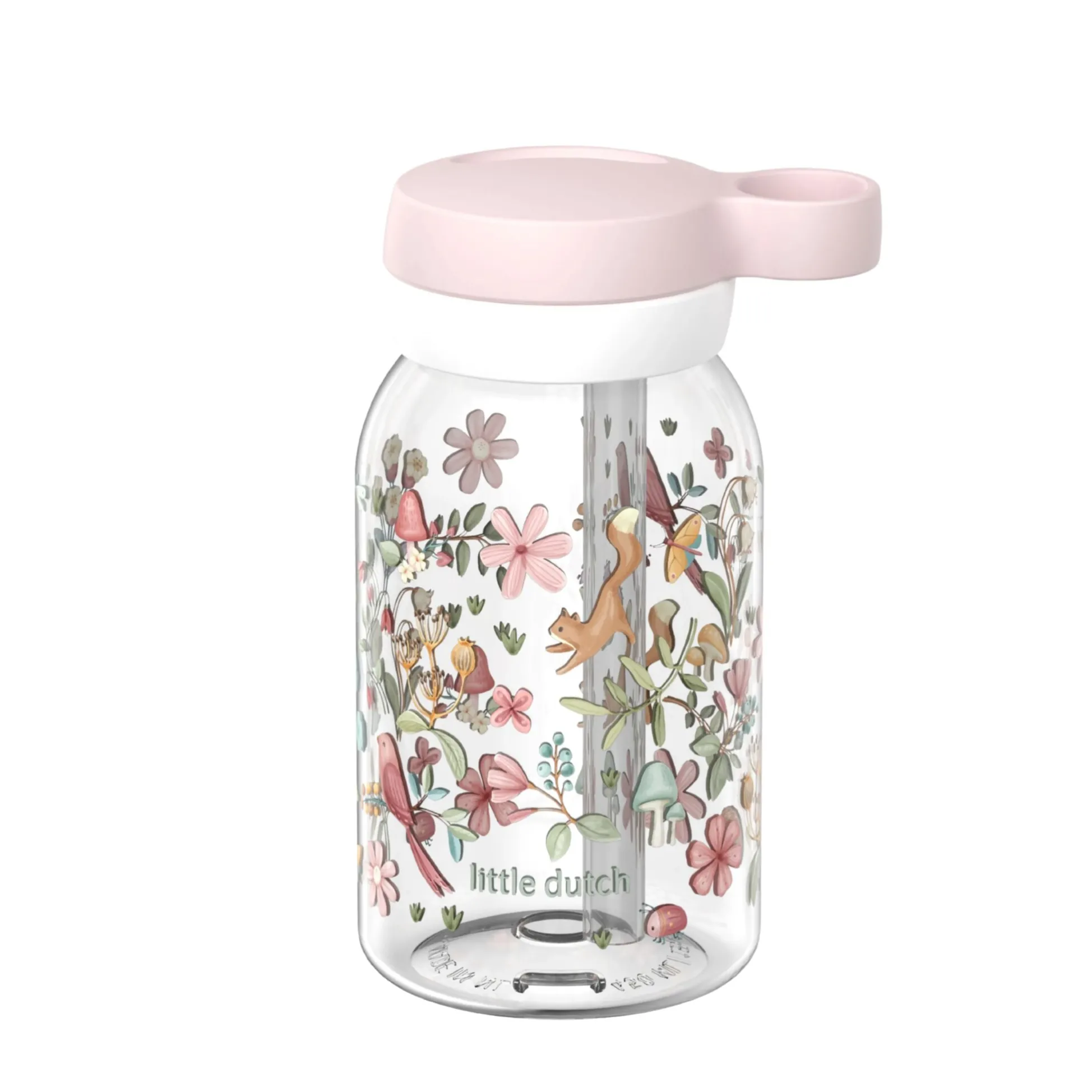 Mepal Drinking Bottle with Straw 450 ml - Pink