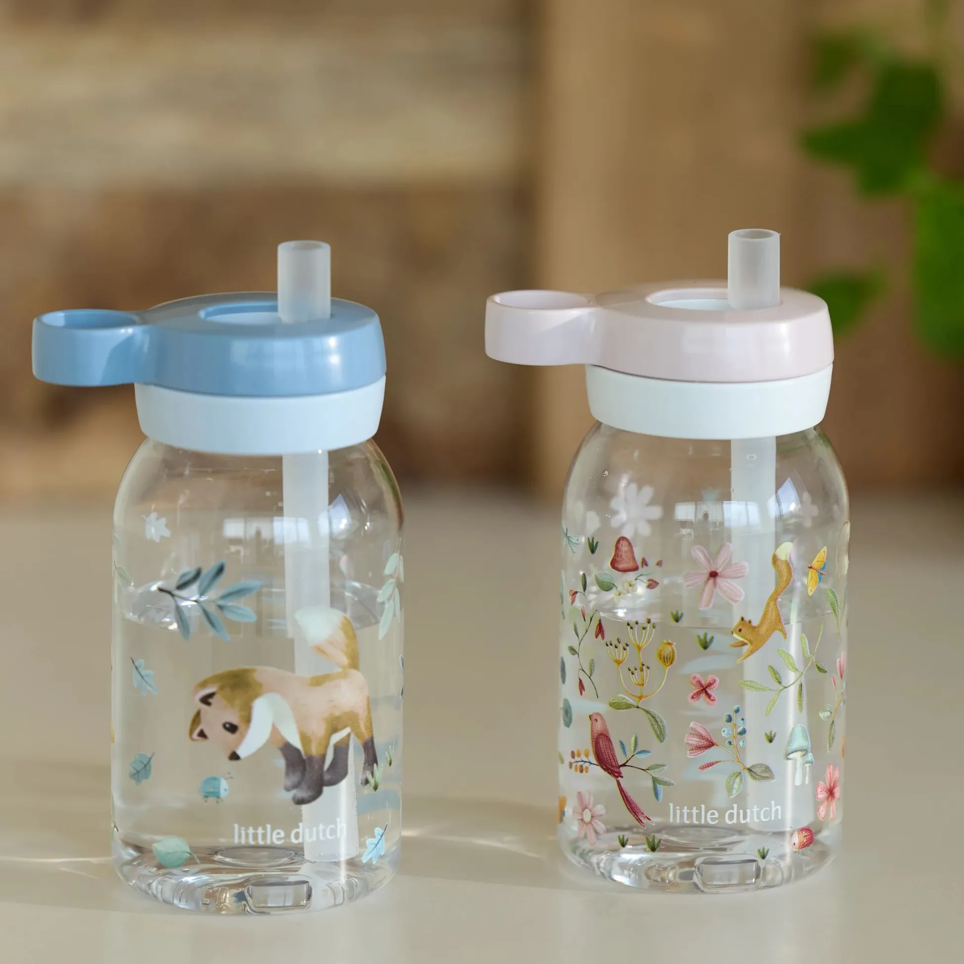 Mepal Drinking Bottle with Straw 450 ml - Pink