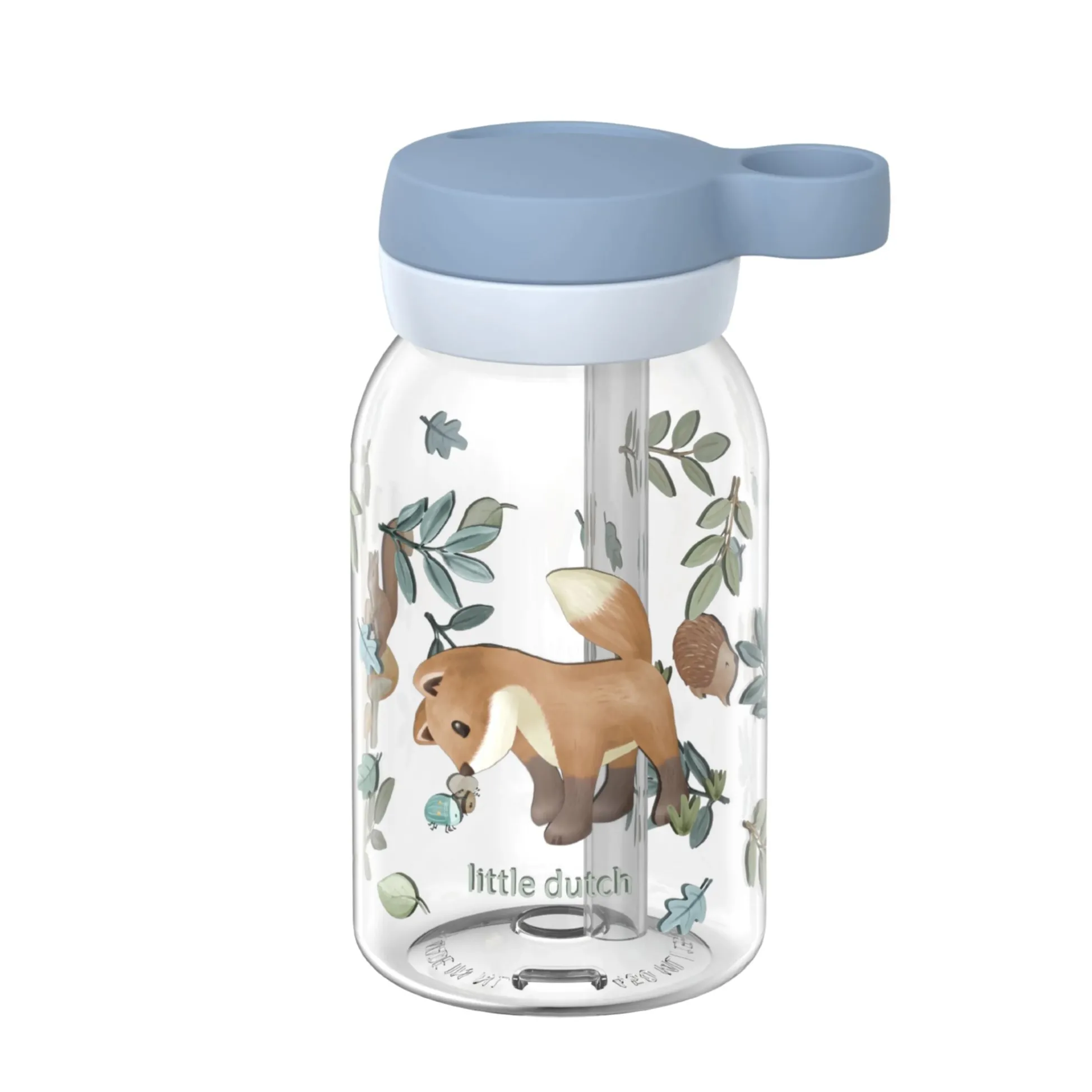 Mepal Drinking Bottle with Straw 450 ml - Blue