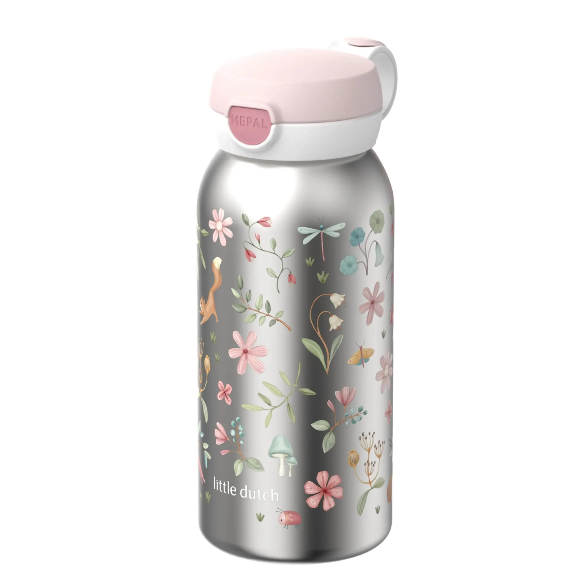 Mepal stainless steel insulated water bottle pop-up 500 ml - Pink