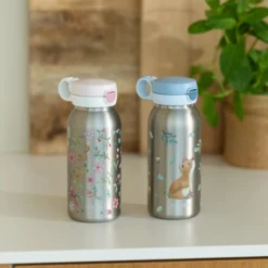 Mepal stainless steel pop-up drinks bottle 600 ml - Pink