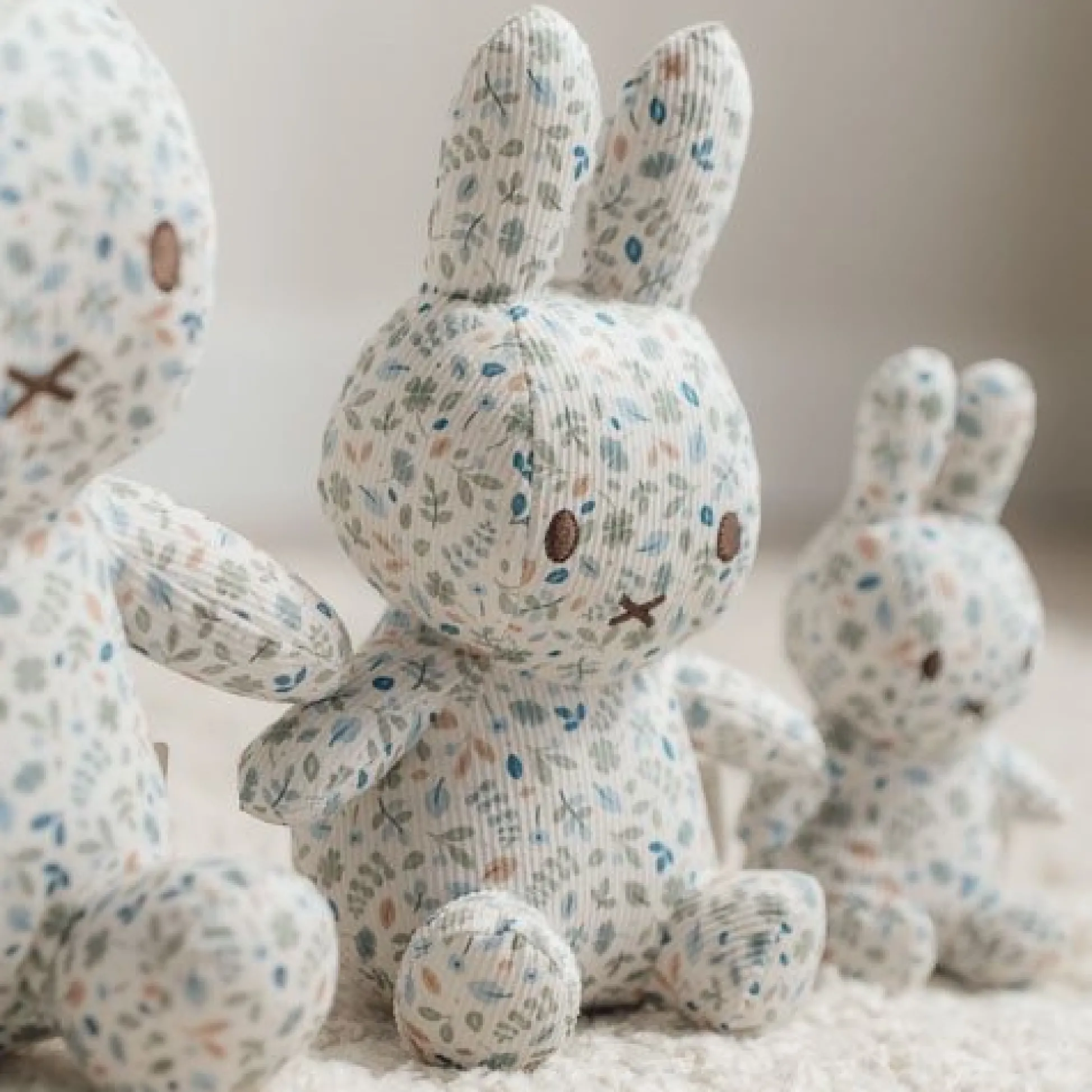 miffy cuddle all-over print 20 cm - Blue - Lucky Leaves