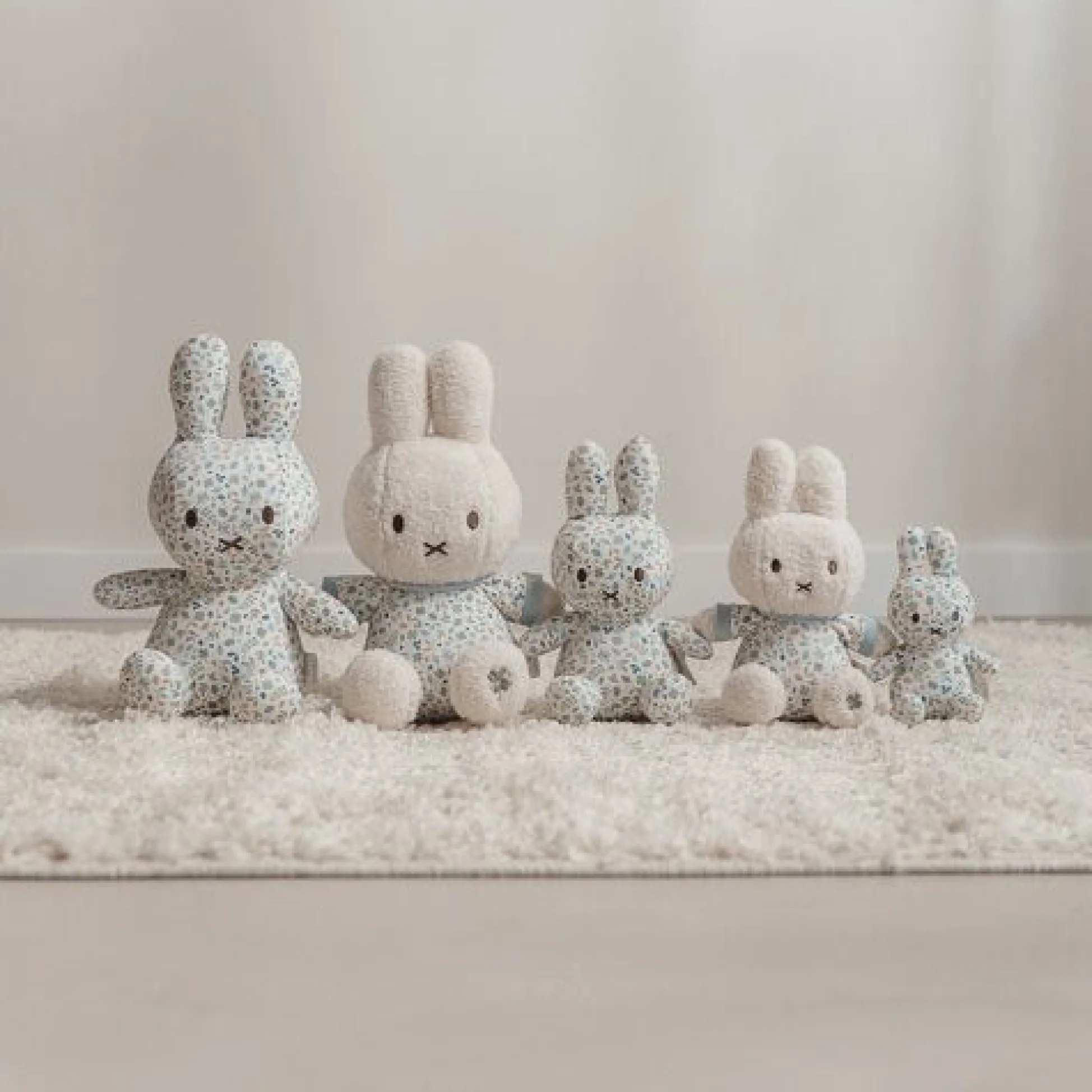 miffy cuddle all-over print 20 cm - Blue - Lucky Leaves
