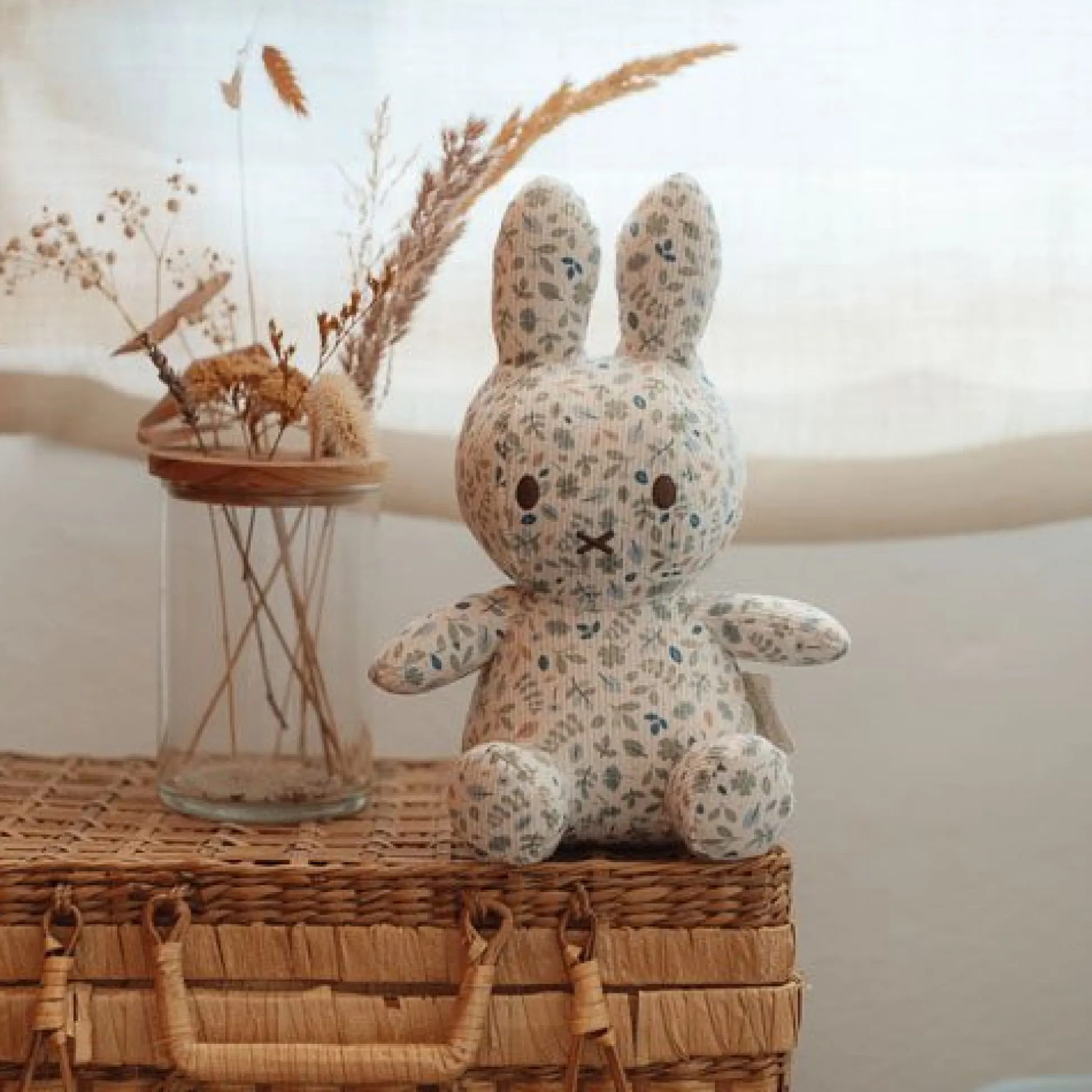 miffy cuddle all-over print 20 cm - Blue - Lucky Leaves
