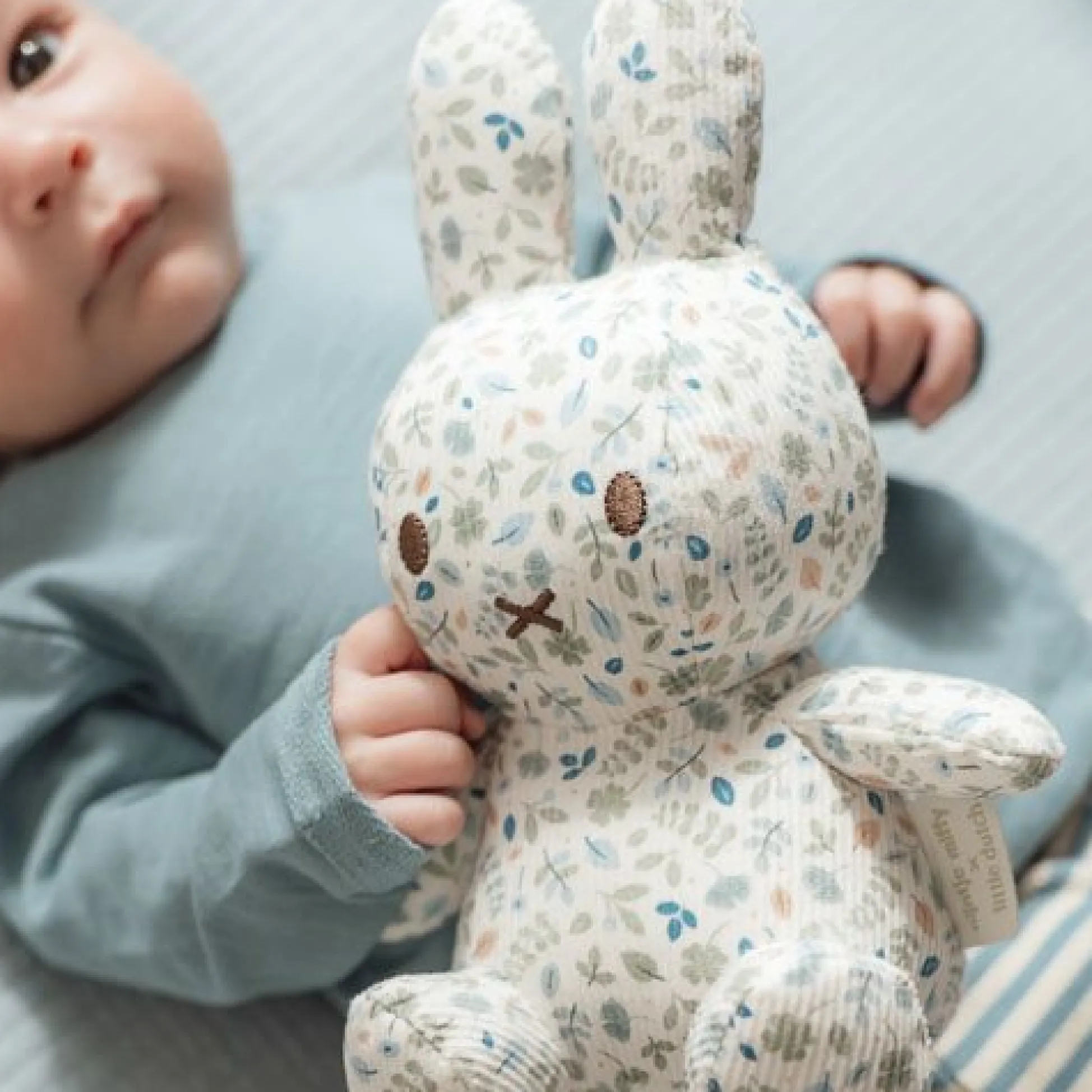 miffy cuddle all-over print 20 cm - Blue - Lucky Leaves
