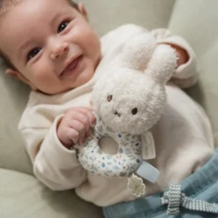 miffy rattle - Blue - Lucky Leaves