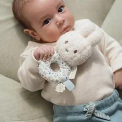 miffy rattle - Blue - Lucky Leaves